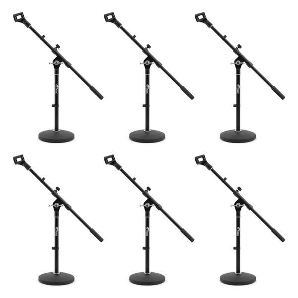 Tiger Pack of 6 Desktop Microphone Stands