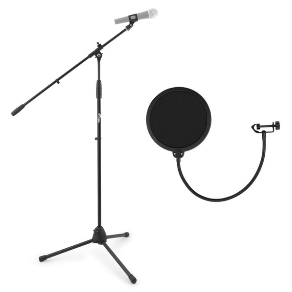 Tiger Boom Microphone Stand & Pop Filter Pack