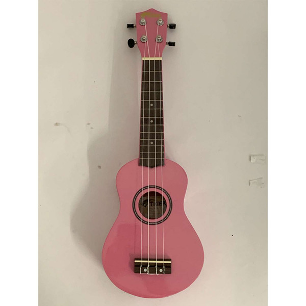 B-GRADE Tiger Soprano Ukulele in Pink with Bag
