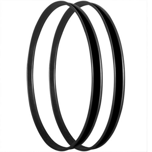 Tiger 22" Black Bass Drum Rings