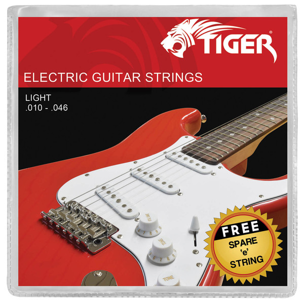 Tiger Electric Guitar Strings Light - 10 - 46