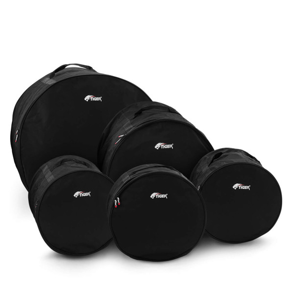 Tiger 5 Piece Drum Bag Set - Standard 22,  12, 13, 14,  16, 