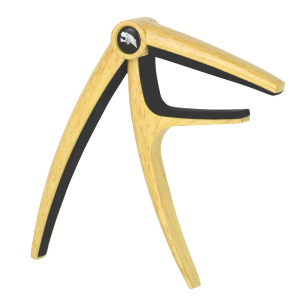 Tiger Guitar Capo for Electric & Acoustic Guitar - Light Wood