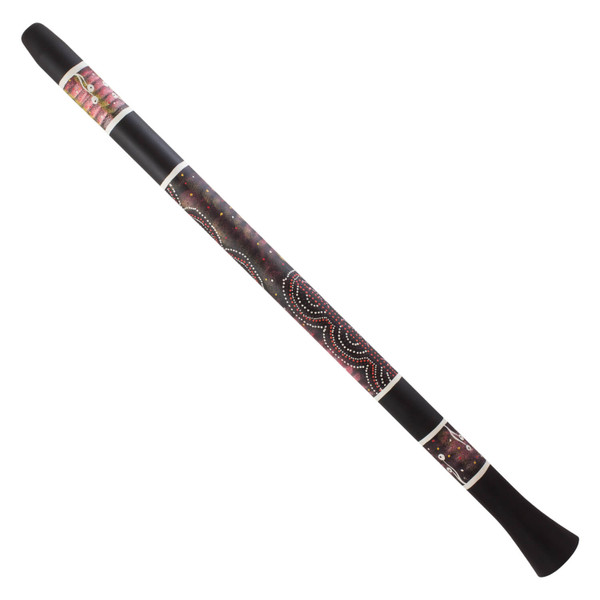 World Rhythm Didgeridoo, Hand Painted Australian Aboriginal Didge, Cosmic Design