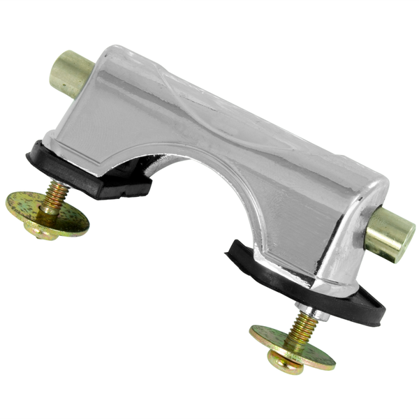 2 -Way Metal Drum Lug in Silver with Rubber Protectors