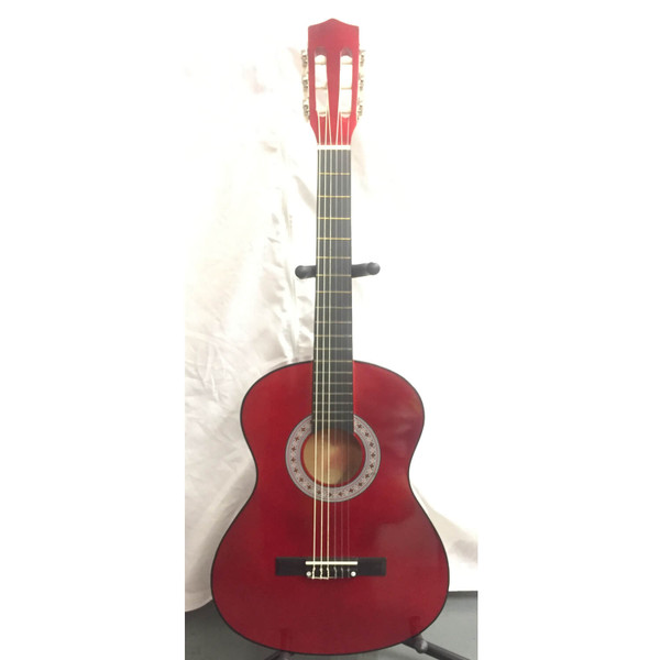 B GRADE Tiger Childrens 3/4 Size Classical Guitar  - Red