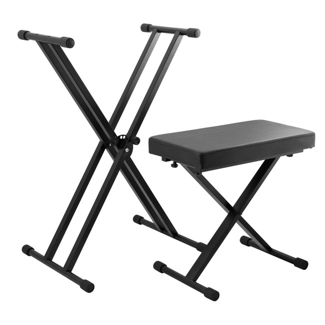 Tiger Keyboard Stand and Stool Set
