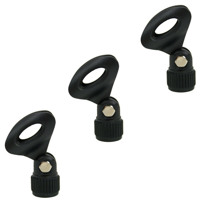 Tiger Pack of 3 Universal Microphone Clips - Quick Release
