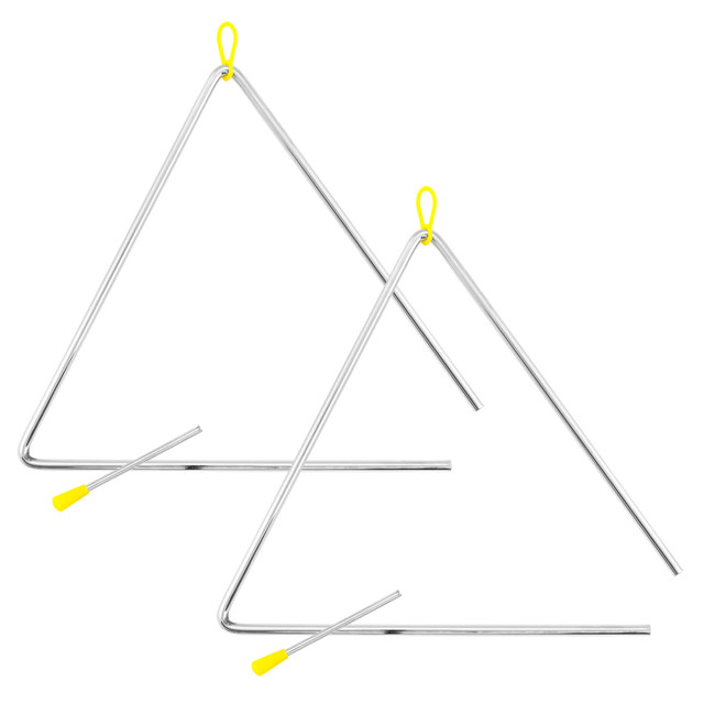 TIGER TRI28-MT 12" Triangle Instrument with Beater - Pack of Two