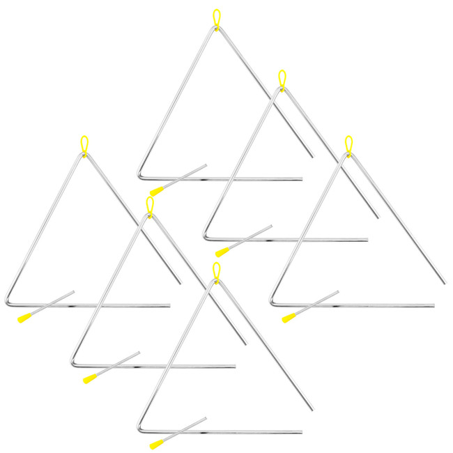 Pack of Six 12" Triangles