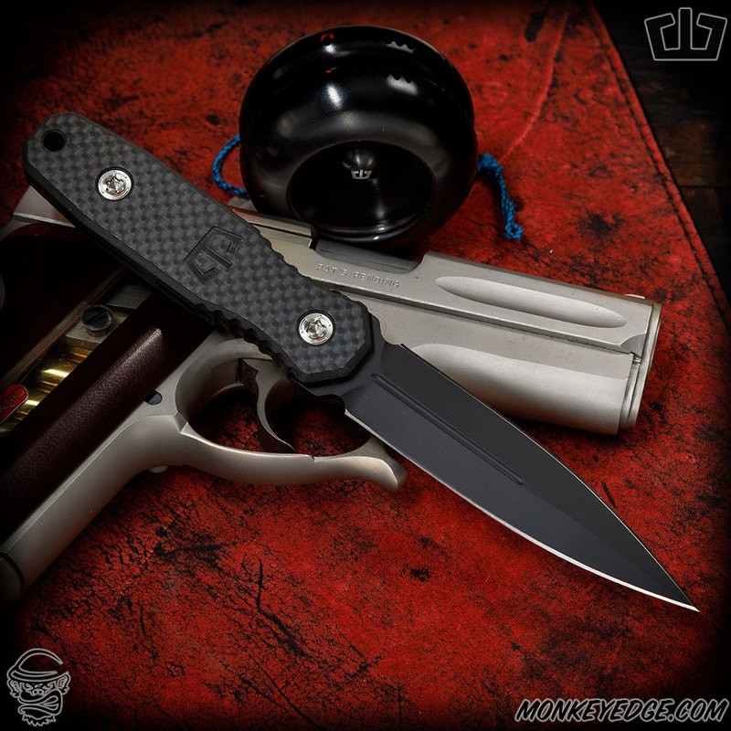 Monkey Edge - Blackside Customs Phase 7 Dagger - Black Cerakote