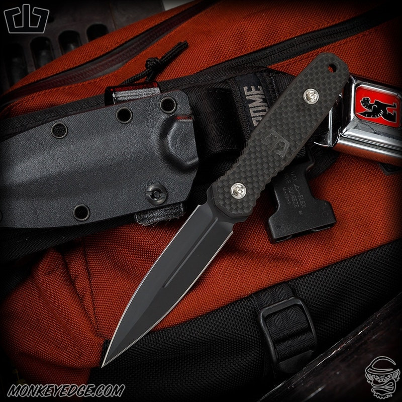 Monkey Edge - Blackside Customs Phase 7 Dagger - Black Cerakote