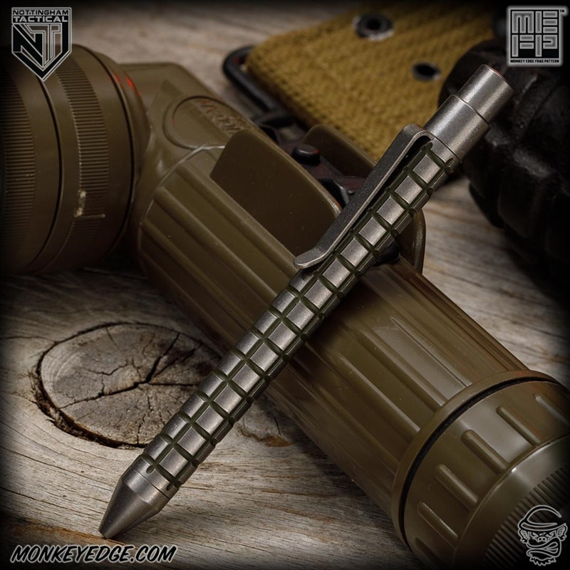 Monkey Edge - Nottingham Tactical: TiClicker Pen - Titanium