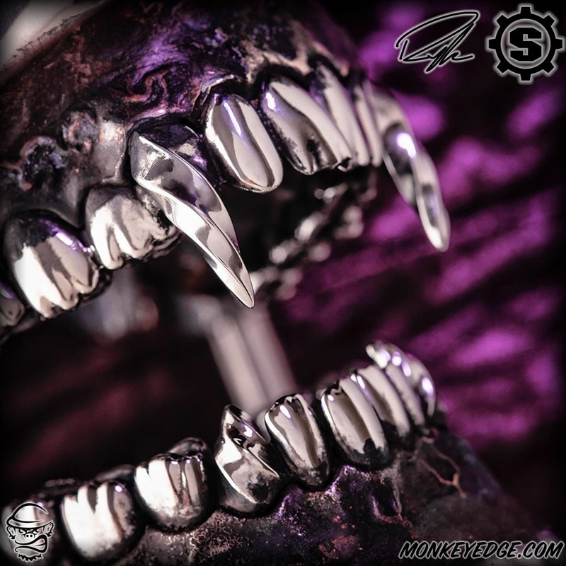 Sabertooth Bead Ryk Maverick スカル Monkey Edge - Starlingear Ryk Maverick Custom One-Off Vampire