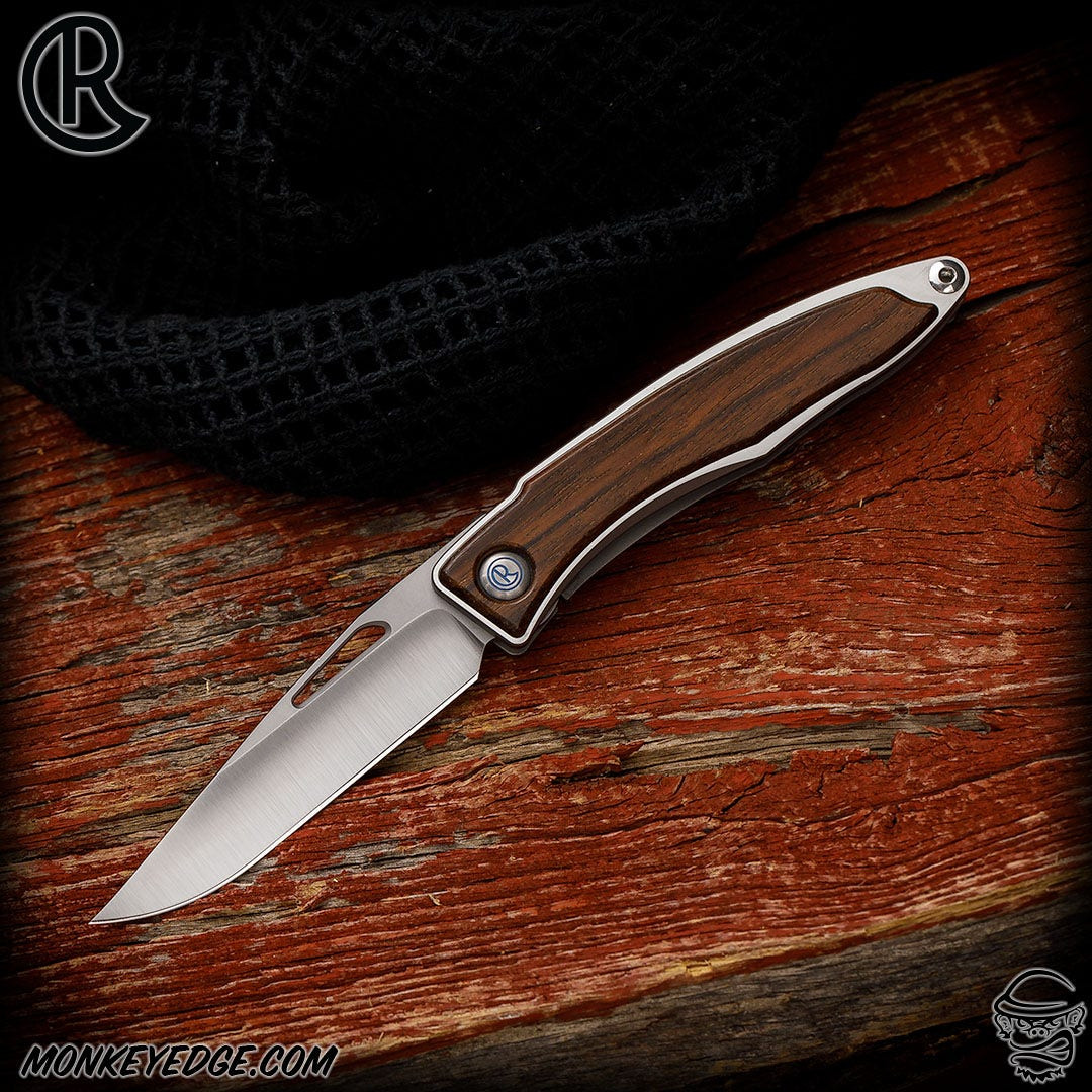 Monkey Edge - Chris Reeve Knives Folder: Mnandi - Macassar Ebony