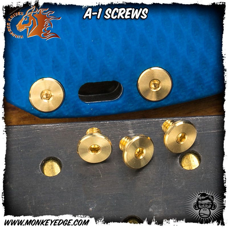 Monkey Edge - Hinderer FolderXm-18 3 inch Hardware Kit - Brass