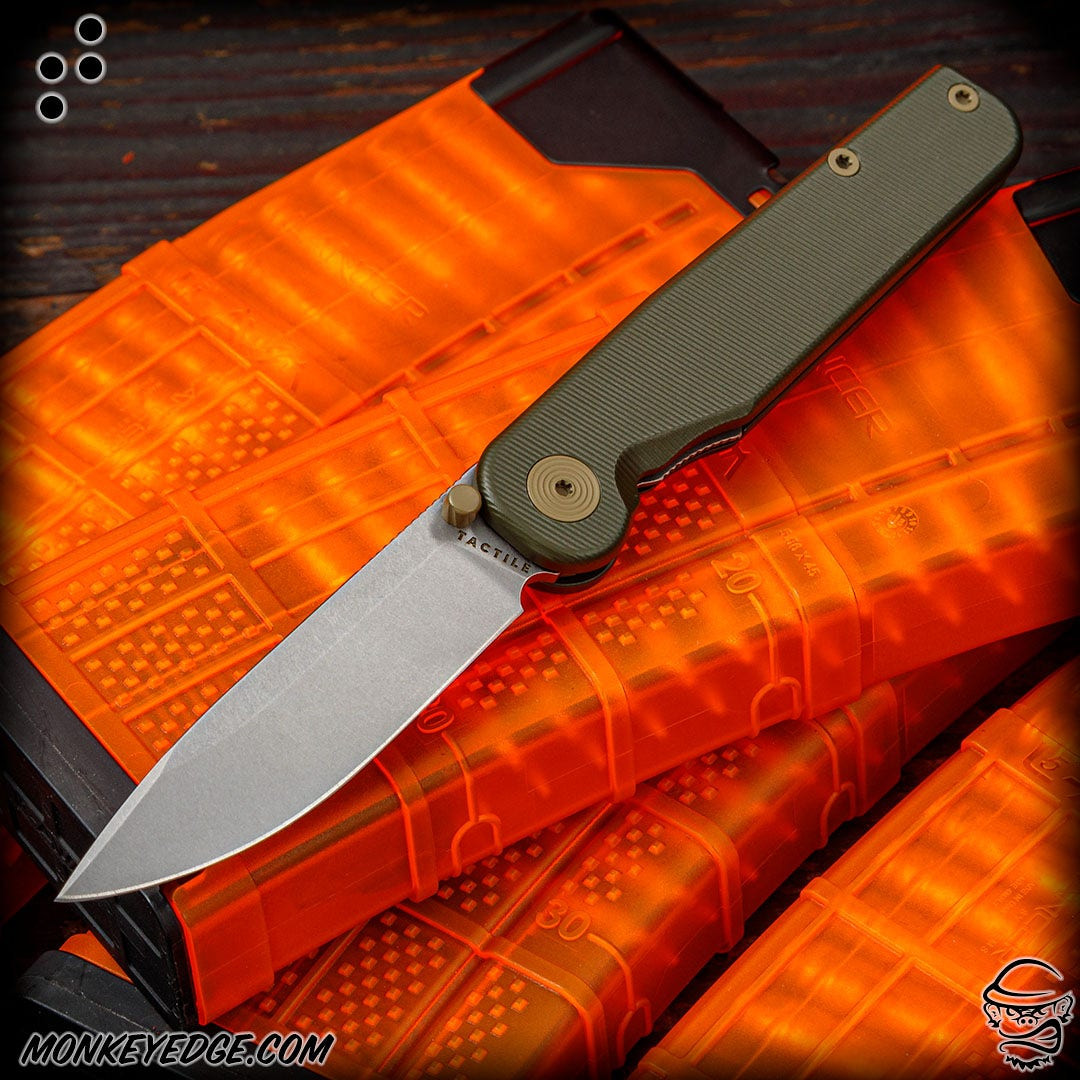 Monkey Edge - Tactile Knife Co: Rockwall Folder - Overlander