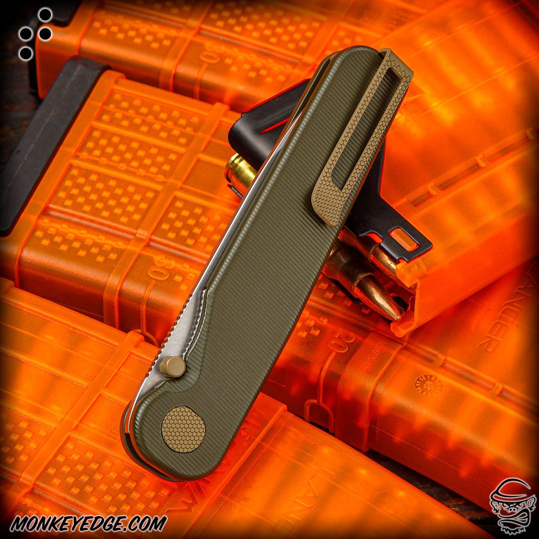 Monkey Edge - Tactile Knife Co: Rockwall Folder - Overlander