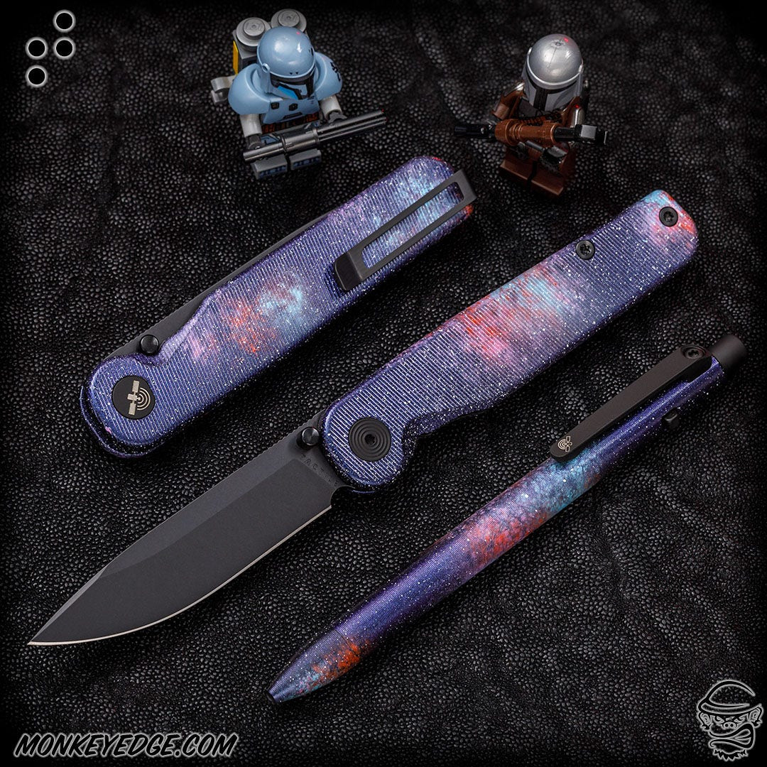 Monkey Edge - Tactile Knife Co: Rockwall Folder - Deep Space