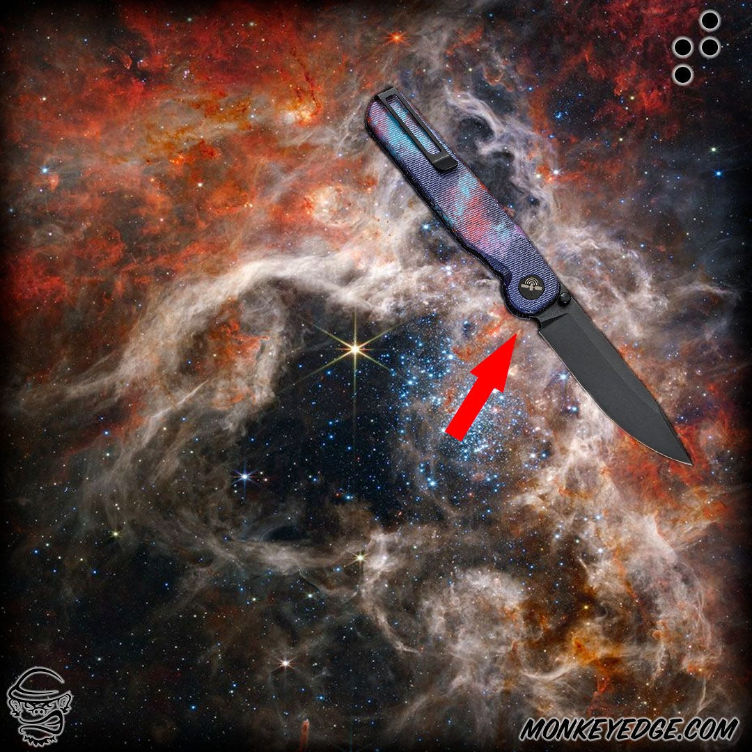 Monkey Edge - Tactile Knife Co: Rockwall Folder - Deep Space