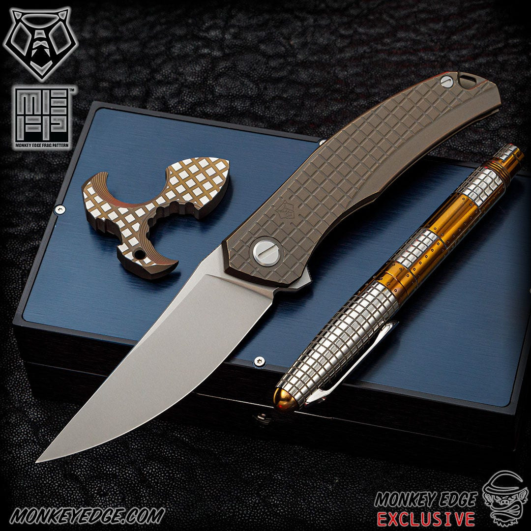 Monkey Edge - Shirogorov Knives: Quantum - Bronze Monkey Edge FRAG