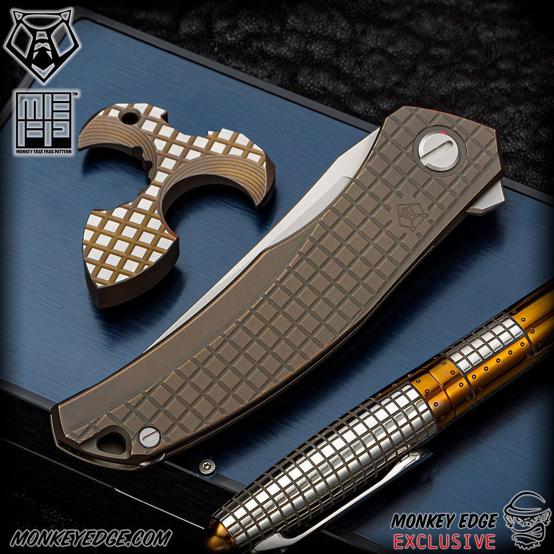 Monkey Edge - Shirogorov Knives: Quantum - Bronze Monkey Edge FRAG