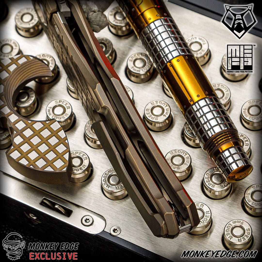 Monkey Edge - Shirogorov Knives: Quantum - Bronze Monkey Edge FRAG