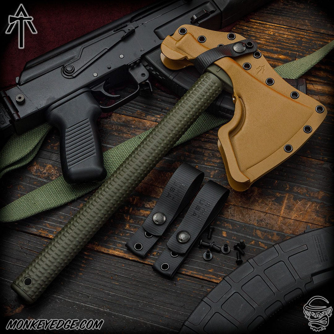 Monkey Edge - American Tomahawk Model 2 - OD Green/OD Green Nylon