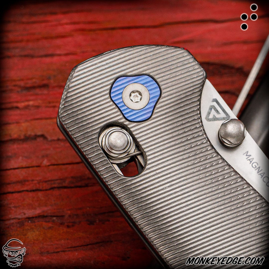 Monkey Edge - Tactile Knife Co: Maverick - Titanium/Stonewashed