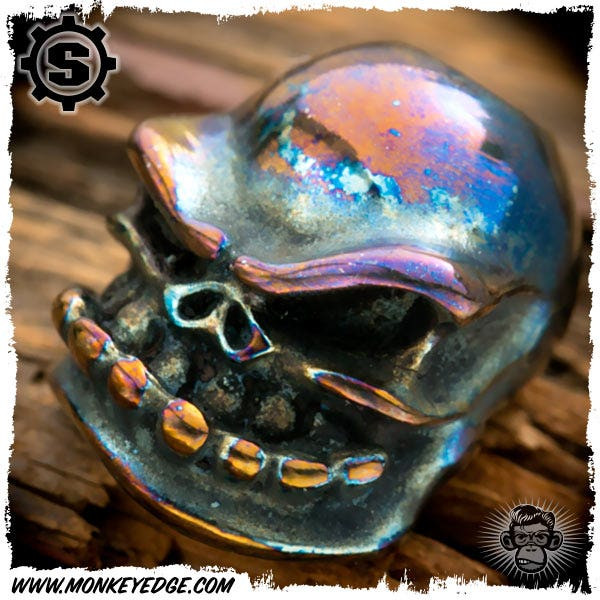Monkey Edge - Starlingear Bead: Bruiser - Cobalt