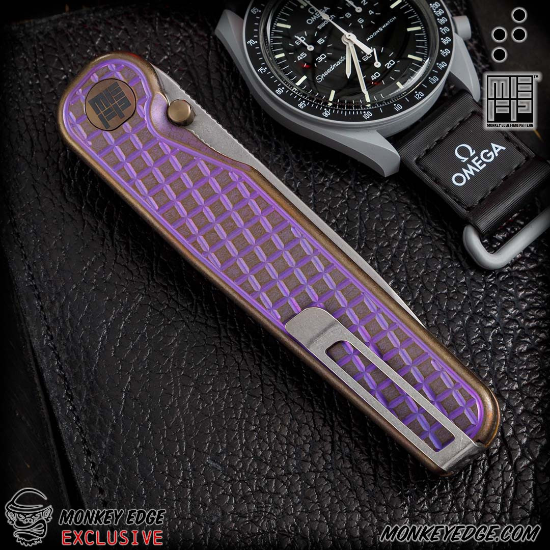 Monkey Edge - Tactile Knife Co: Rockwall Folder - Crown Royal