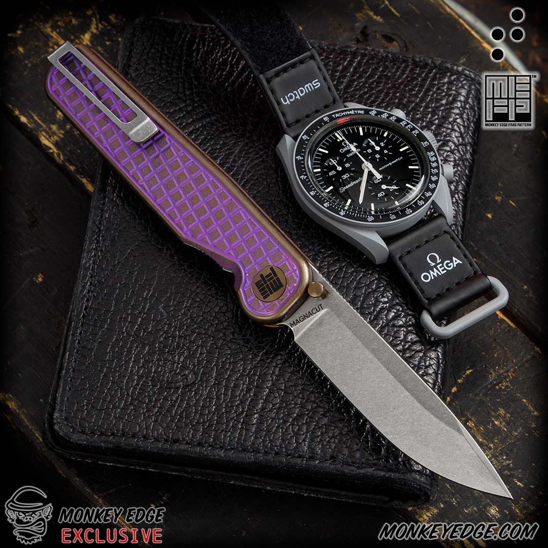 Monkey Edge - Tactile Knife Co: Rockwall Folder - Crown Royal