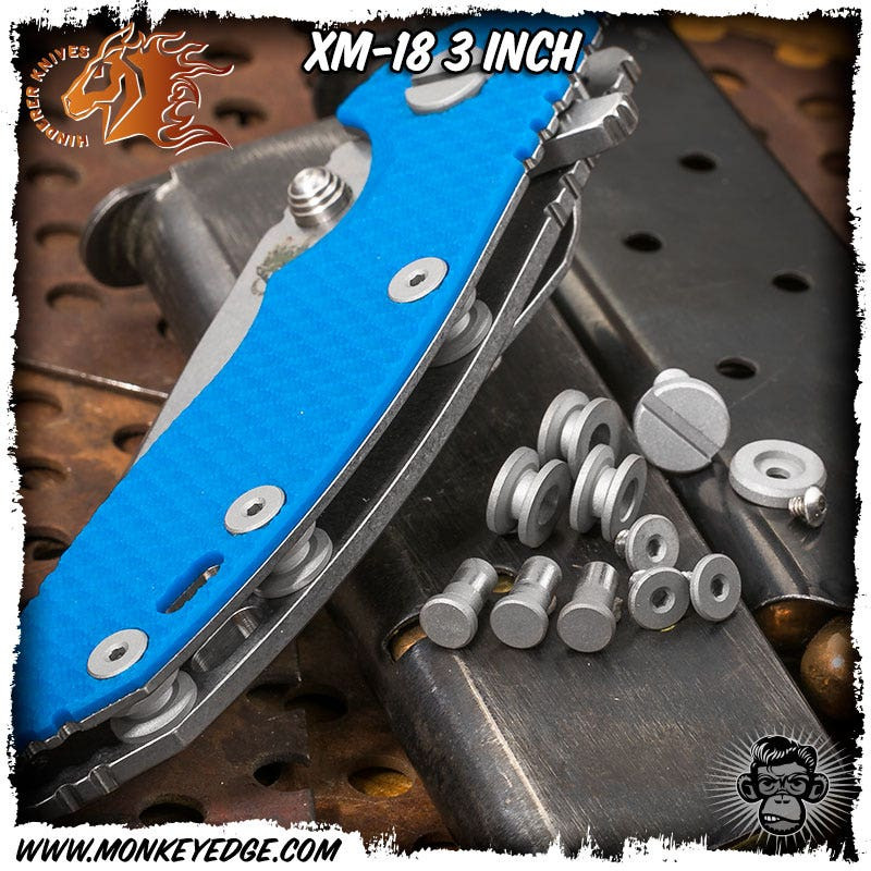 Monkey Edge - Hinderer Folder: XM-18 3 inch Hardware Kit