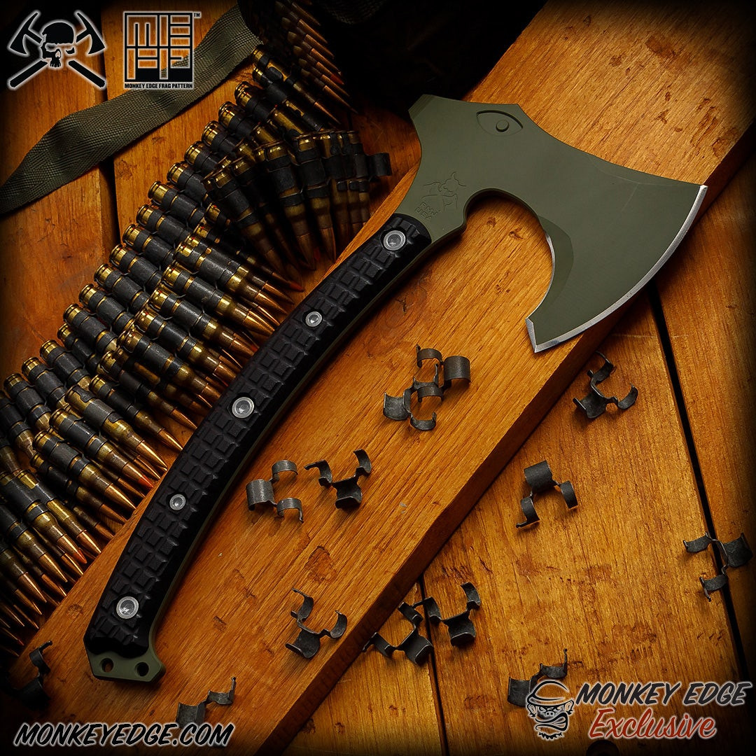 Monkey Edge - RMJ Tactical Axe: Berserker - Sniper Green Monkey