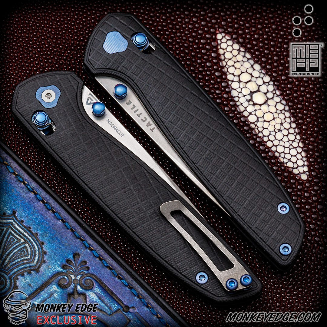 Monkey Edge - Tactile Knife Co: Maverick - Stonewashed/Black