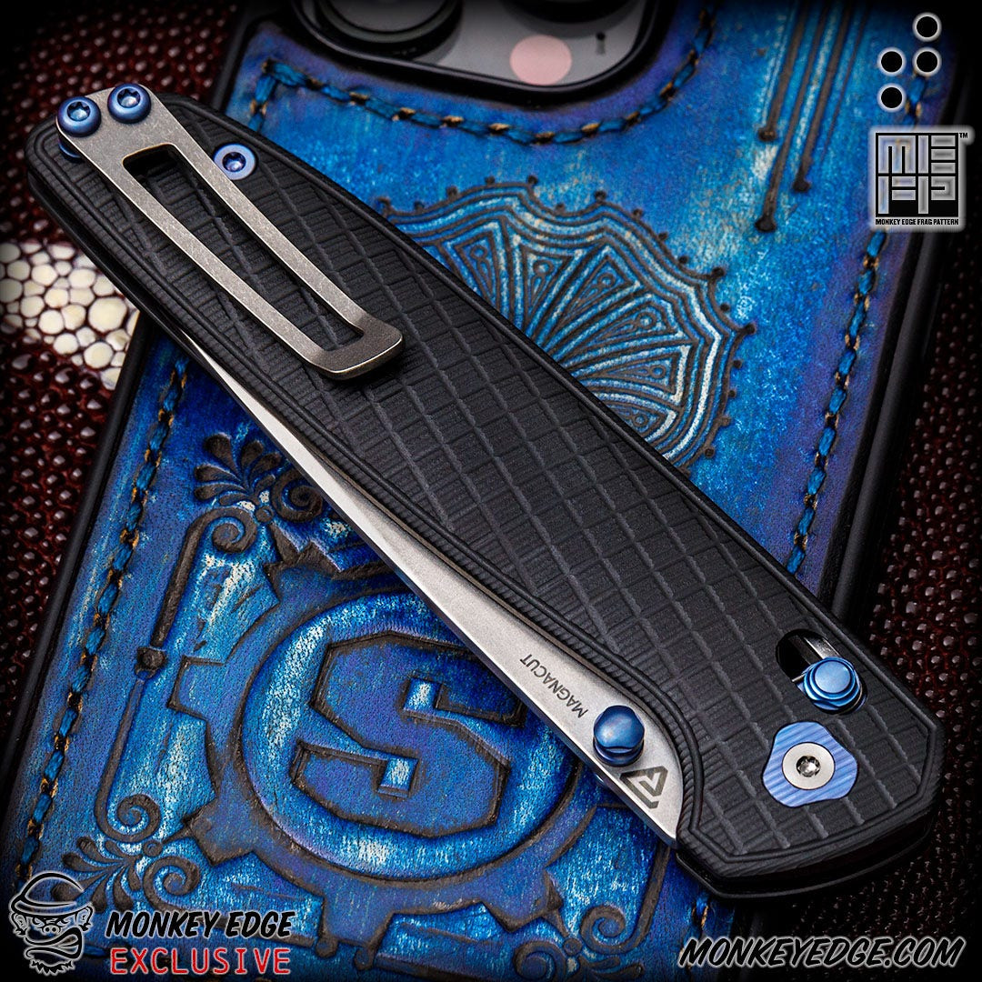 Monkey Edge - Tactile Knife Co: Maverick - Stonewashed/Black