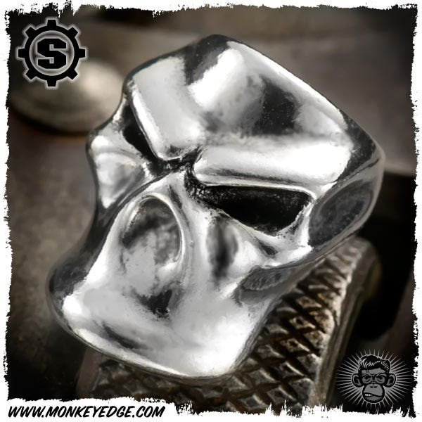 Monkey Edge - Starlingear Bead: Stealth - Silver
