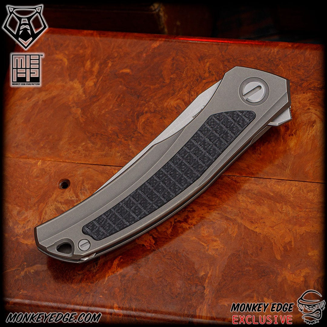 Monkey Edge - Shirogorov Knives: Quantum NL - Tumbled/Black G10