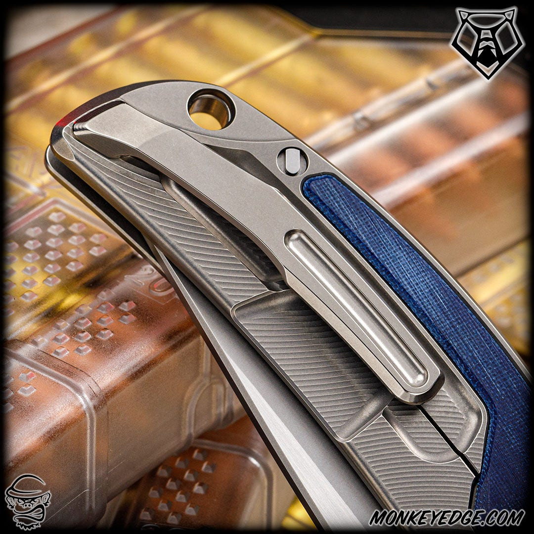 次郎 Monkey Edge - Shirogorov Knives: RJ Martin Denim Overkill