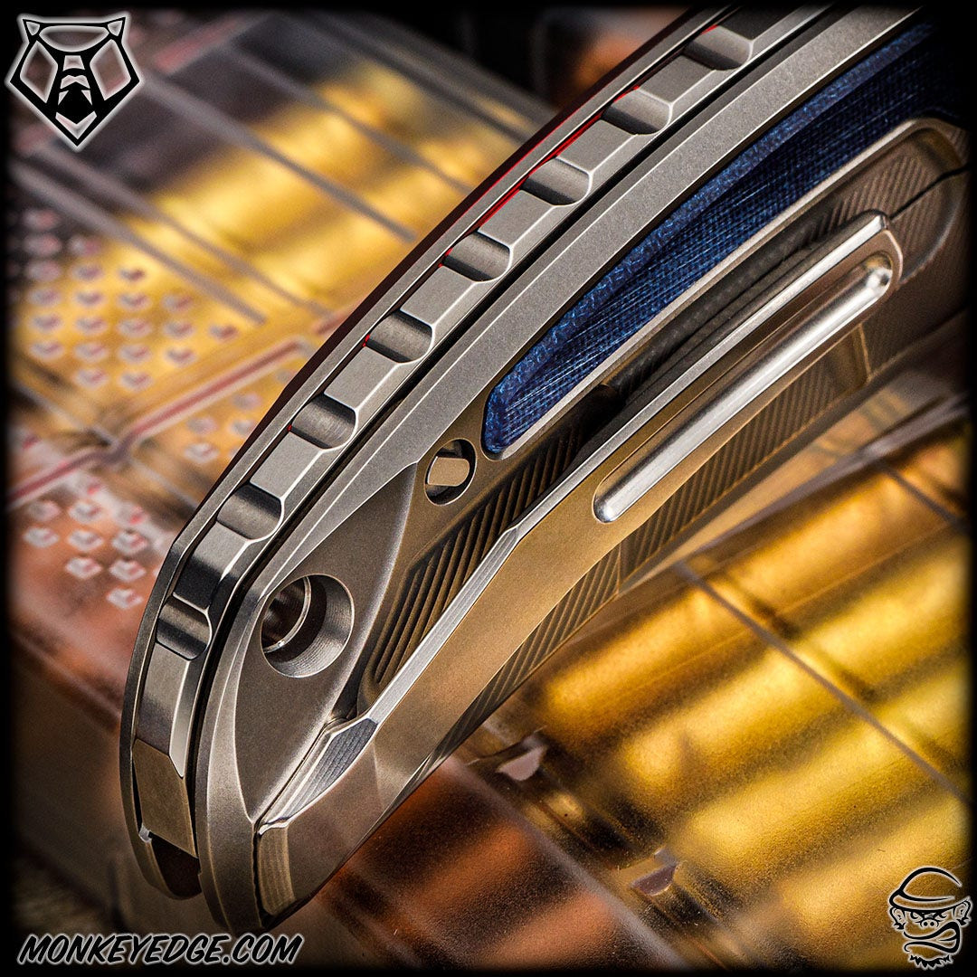 Monkey Edge - Shirogorov Knives: RJ Martin Denim Overkill