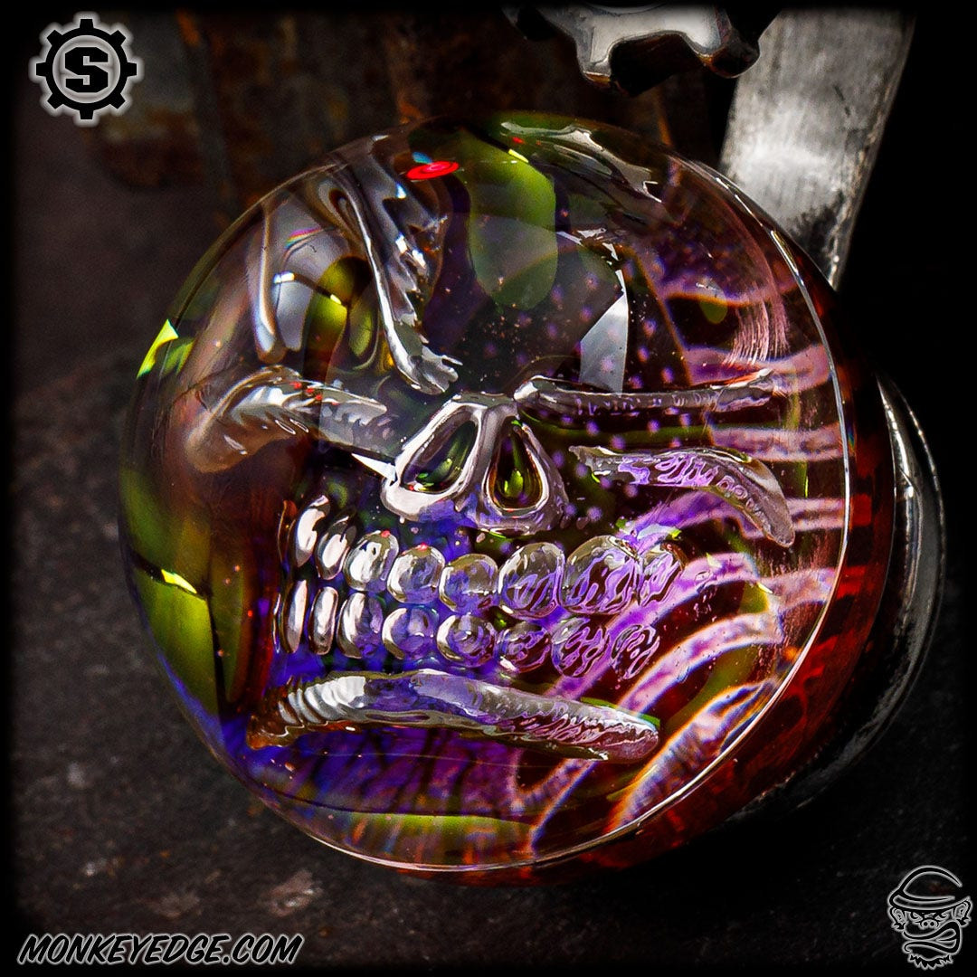 Monkey Edge - Starlingear Pendant: Slickster Glory Marble - Red/Green