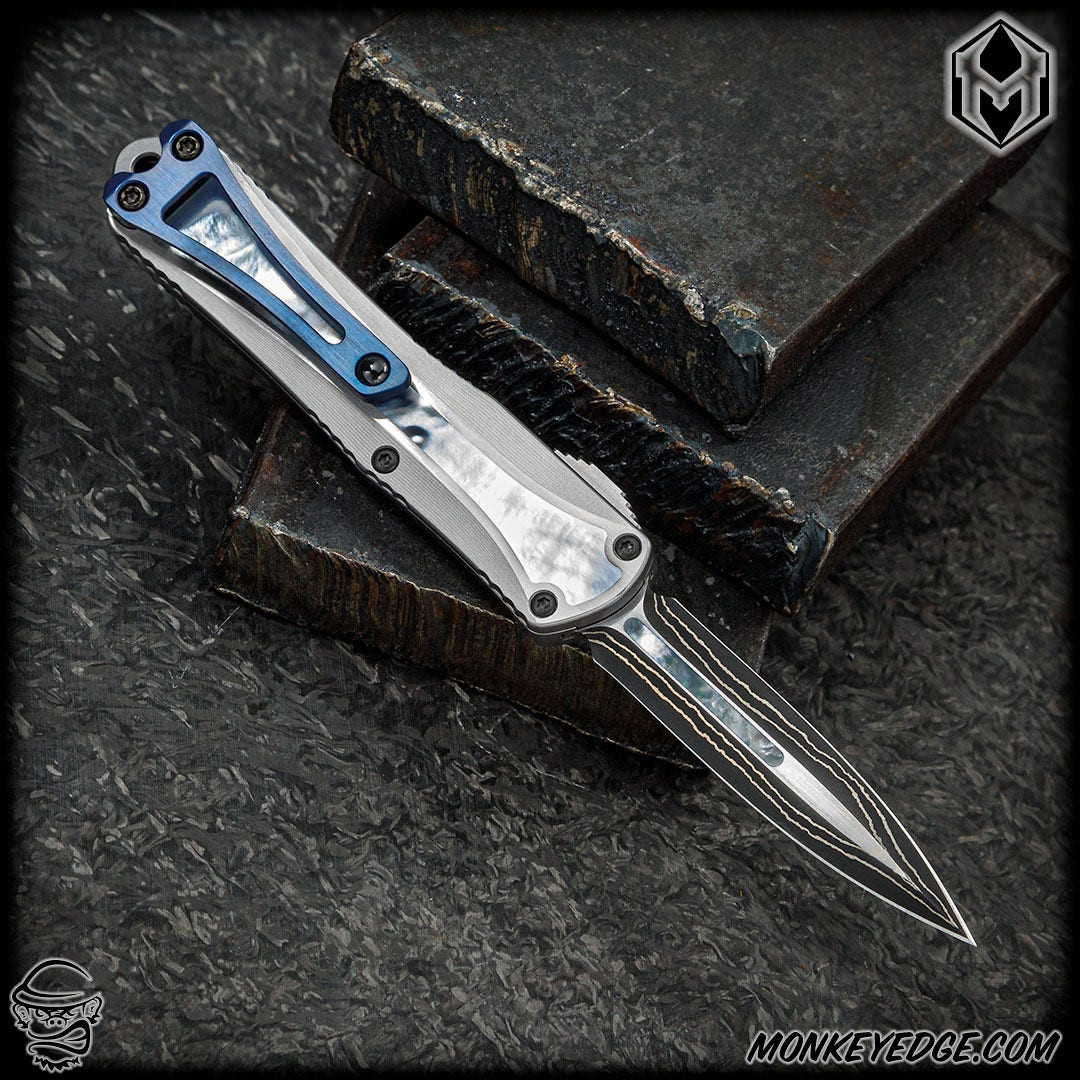 Monkey Edge - Heretic Knives: Custom Manticore S Dagger - Damascus