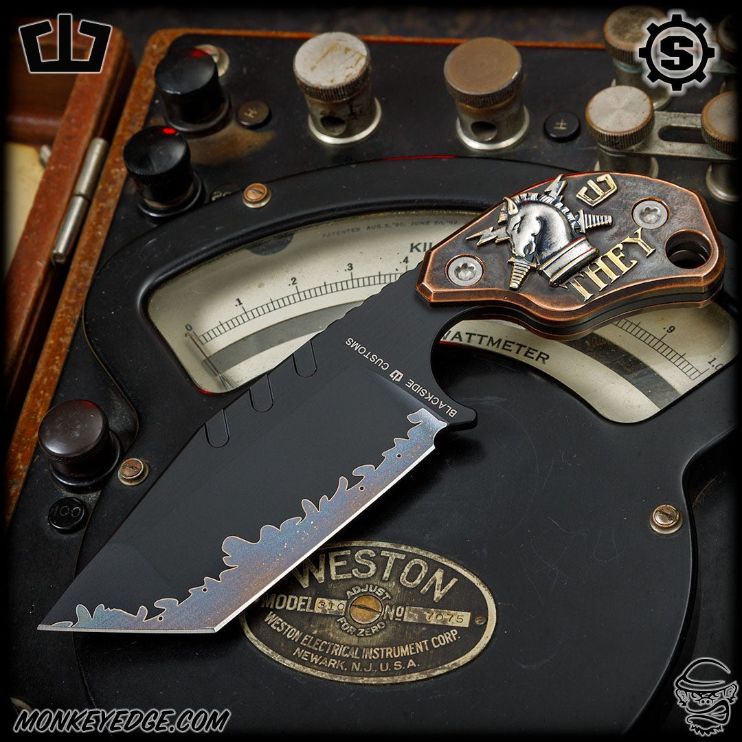 Monkey Edge - Blackside Customs + Starlingear: Strider SLCC Tanto