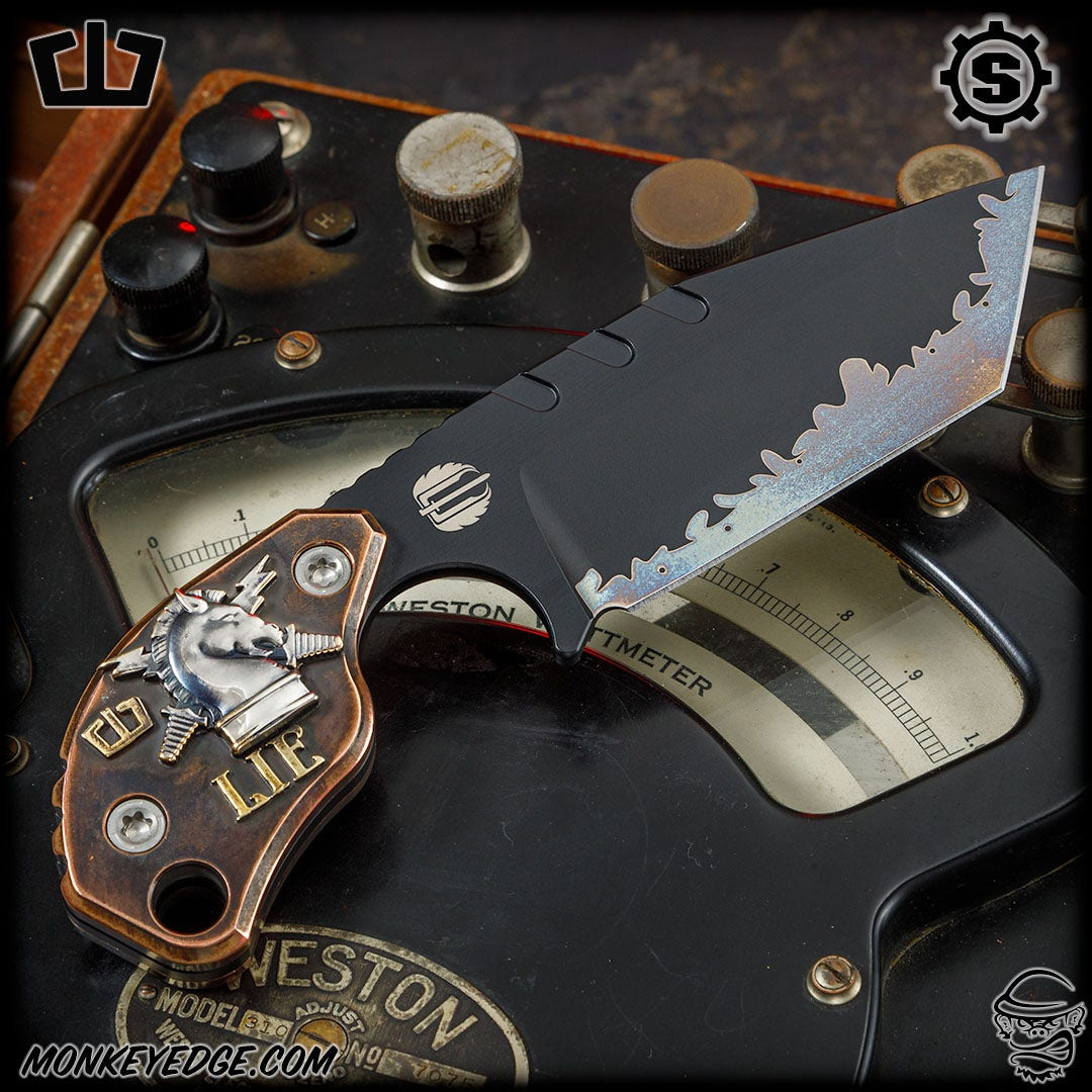 Monkey Edge - Blackside Customs + Starlingear: Strider SLCC Tanto