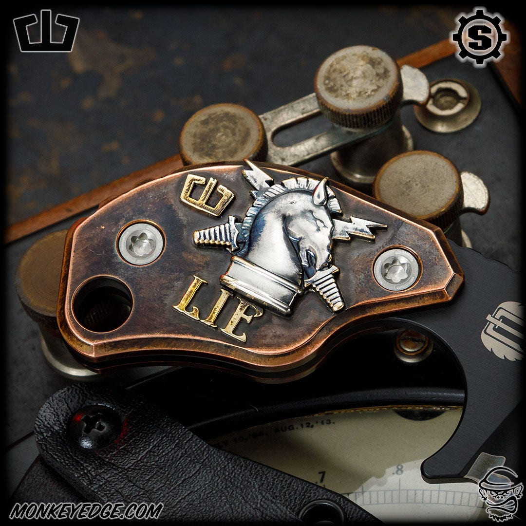 Monkey Edge - Blackside Customs + Starlingear: Strider SLCC Tanto