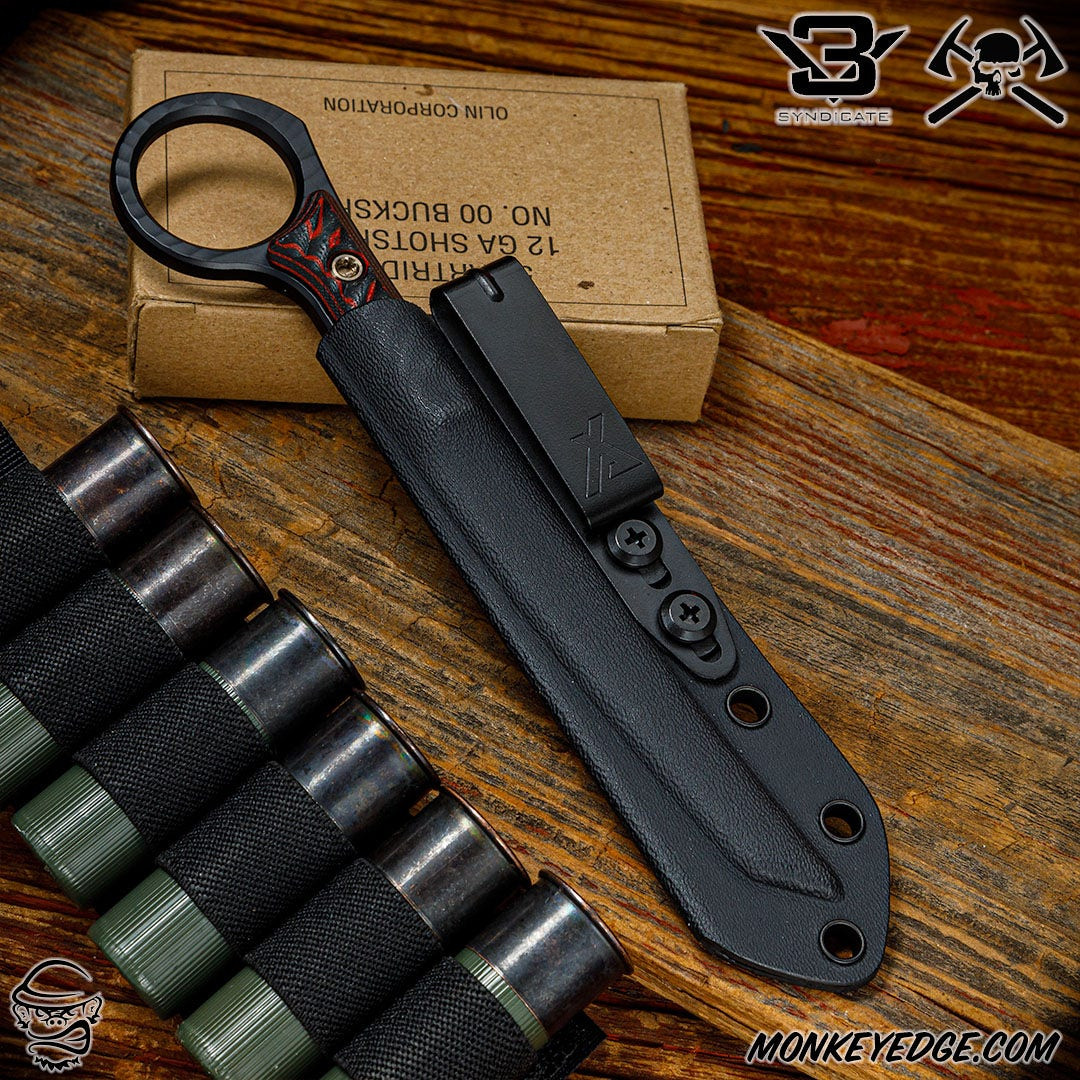 無印良品 RMJ-11B Monkey Edge - RMJ Tactical Fixed Blade: Stabby Guy (SG) - Textured