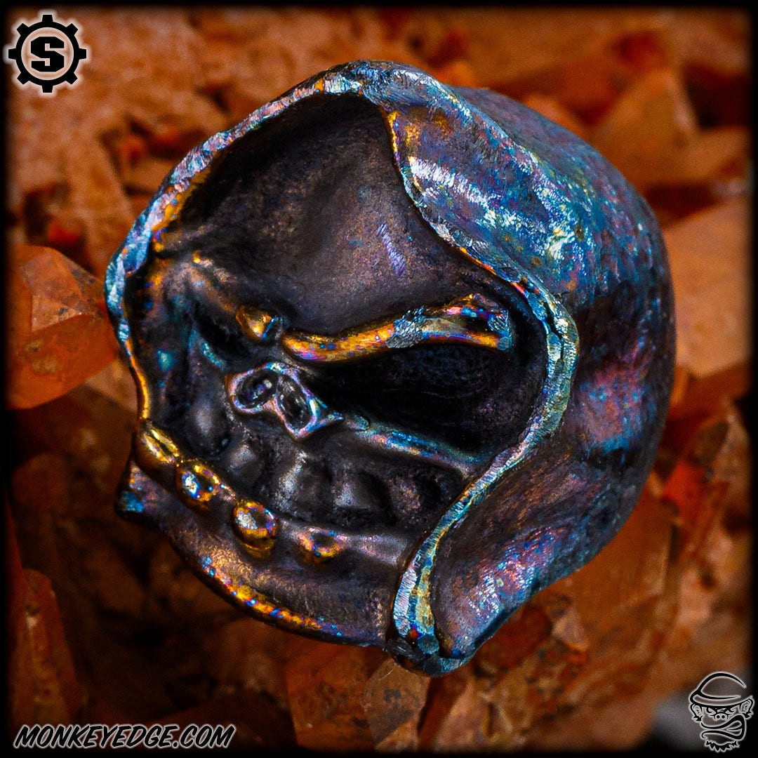 Monkey Edge - Starlingear Bead: Bruiser Reaper - Cobalt Textured