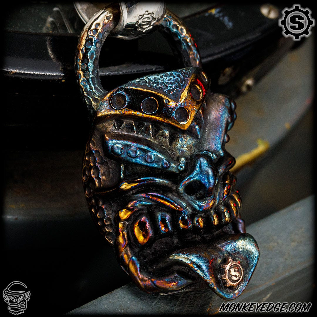 Monkey Edge - Starlingear Pendant: Maori Tiki 2024 Full Face