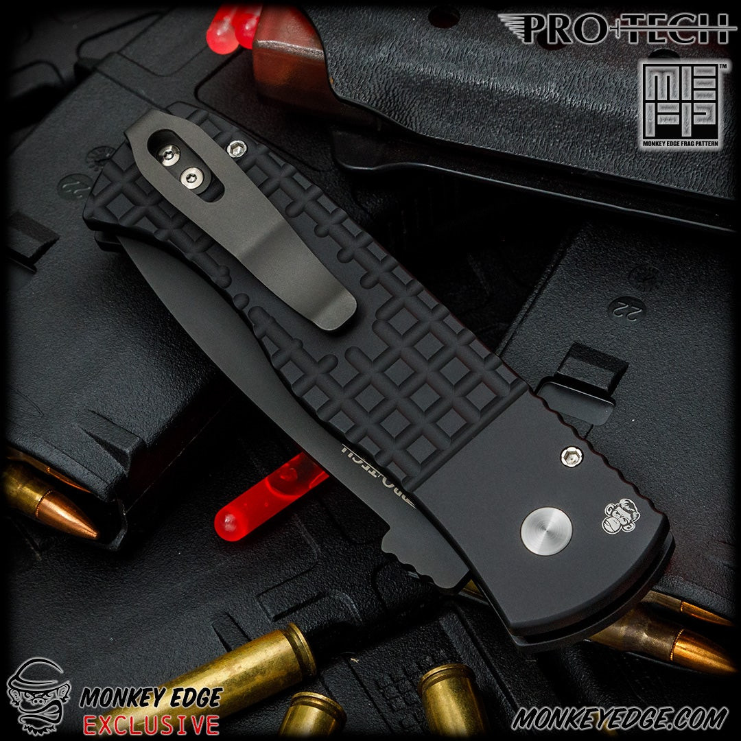 Monkey Edge - Pro-Tech Knives: CQC-7 Auto Tanto - Two Tone DLC