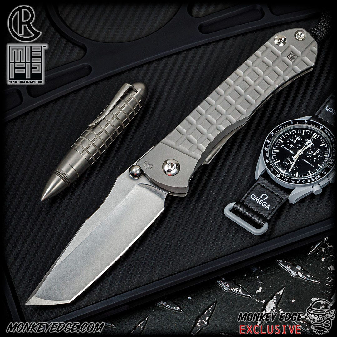 Chris Reeve Knives Folder: Umnumzaan - Tanto Glass Blasted Monkey
